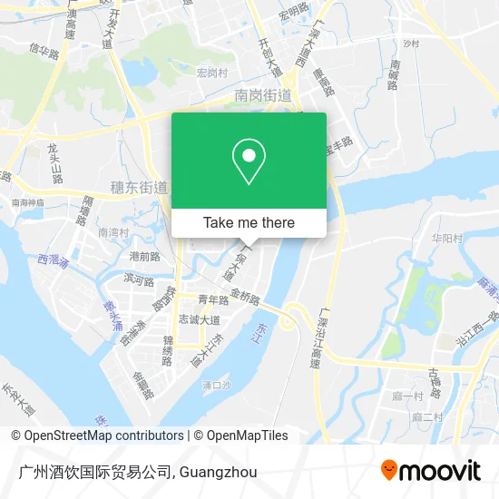 广州酒饮国际贸易公司 map