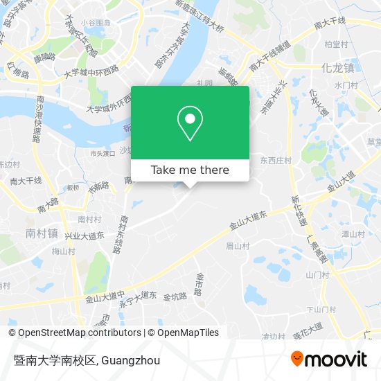 暨南大学南校区 map