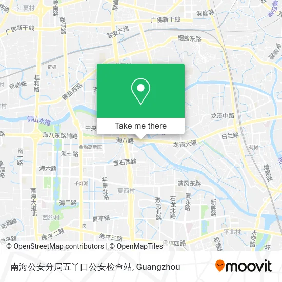 南海公安分局五丫口公安检查站 map