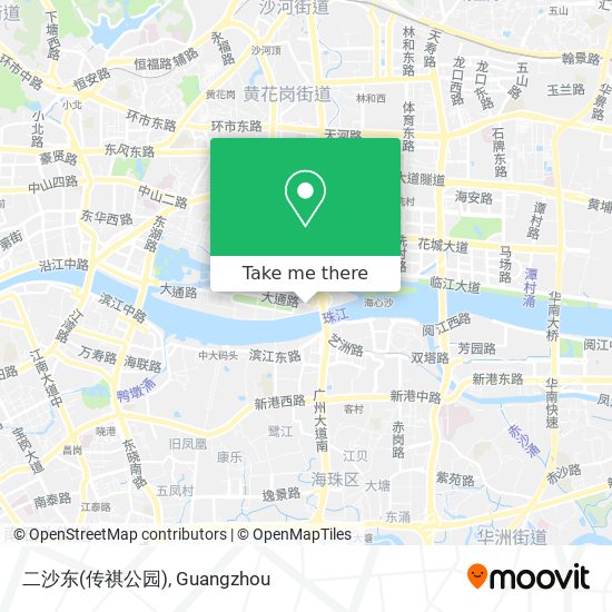 二沙东(传祺公园) map