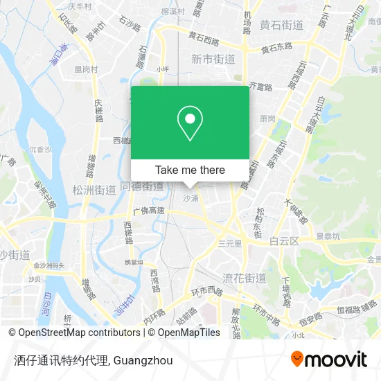 洒仔通讯特约代理 map