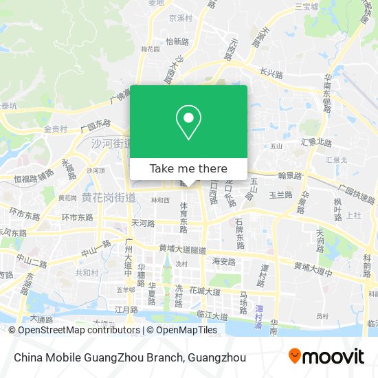 China Mobile GuangZhou Branch map