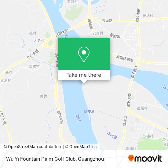 Wu Yi Fountain Palm Golf Club map