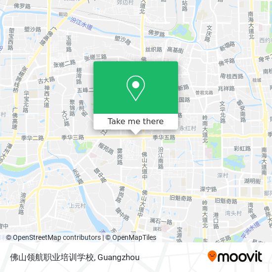 佛山领航职业培训学校 map