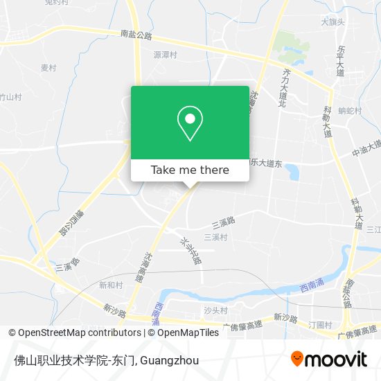 佛山职业技术学院-东门 map