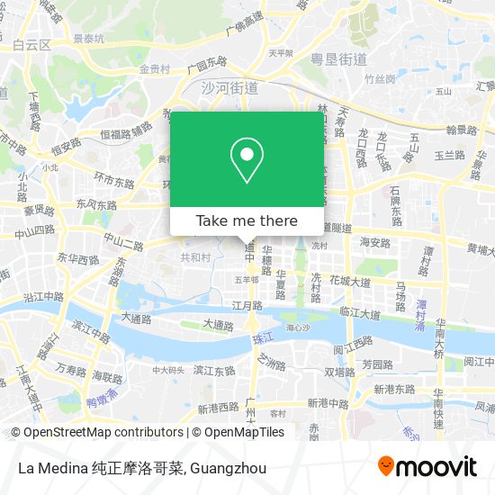 La Medina 纯正摩洛哥菜 map