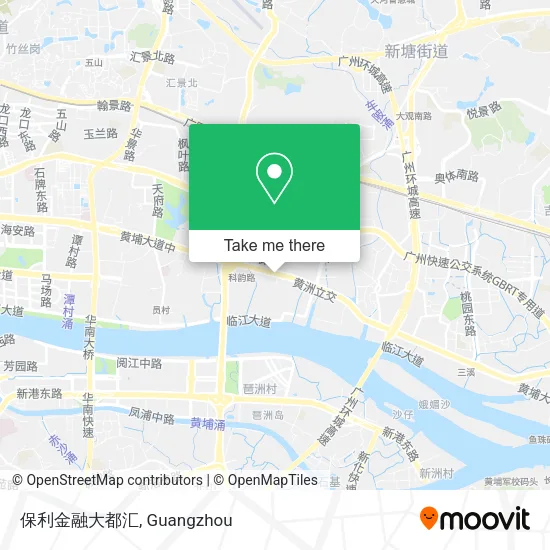 保利金融大都汇 map