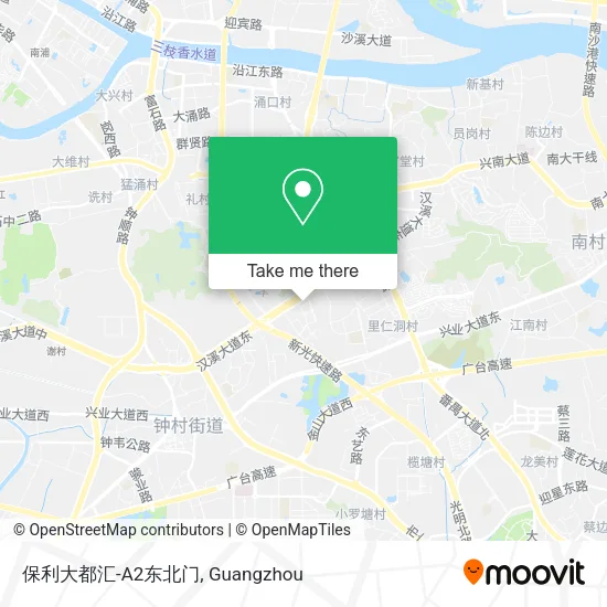 保利大都汇-A2东北门 map