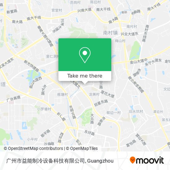 广州市益能制冷设备科技有限公司 map