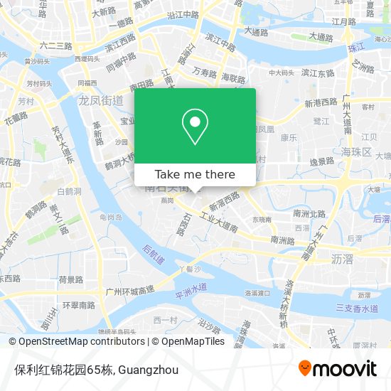 保利红锦花园65栋 map