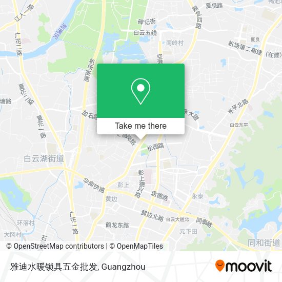 雅迪水暖锁具五金批发 map