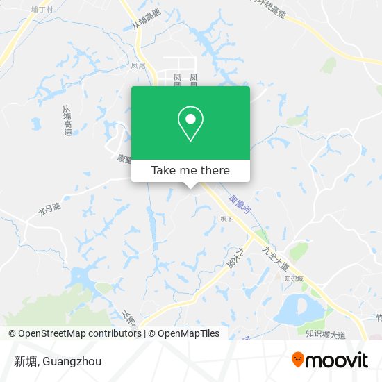 新塘 map