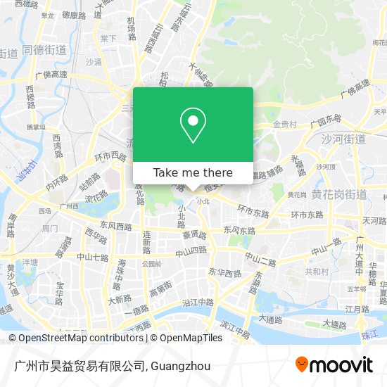 广州市昊益贸易有限公司 map