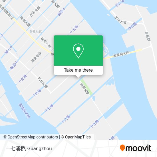 十七涌桥 map