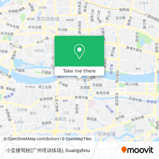小蛮腰驾校(广州塔训练场) map