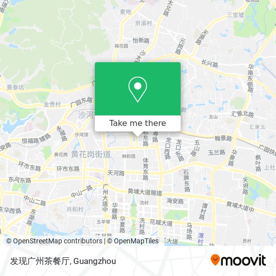 发现广州茶餐厅 map