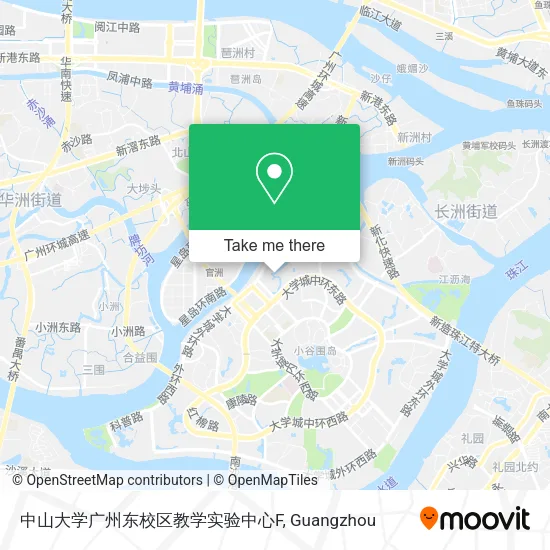 中山大学广州东校区教学实验中心F map