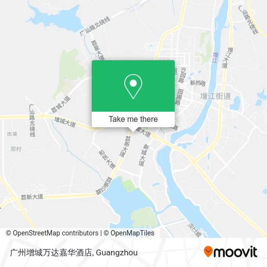 广州增城万达嘉华酒店 map