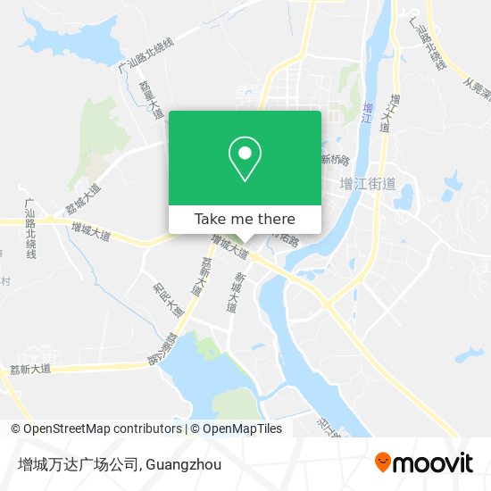 增城万达广场公司 map