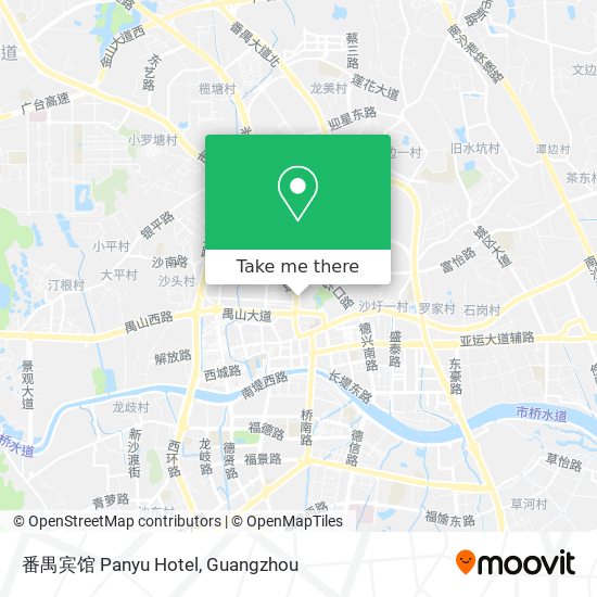 番禺宾馆 Panyu Hotel map