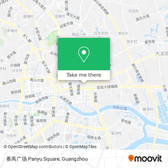 番禺广场 Panyu Square map