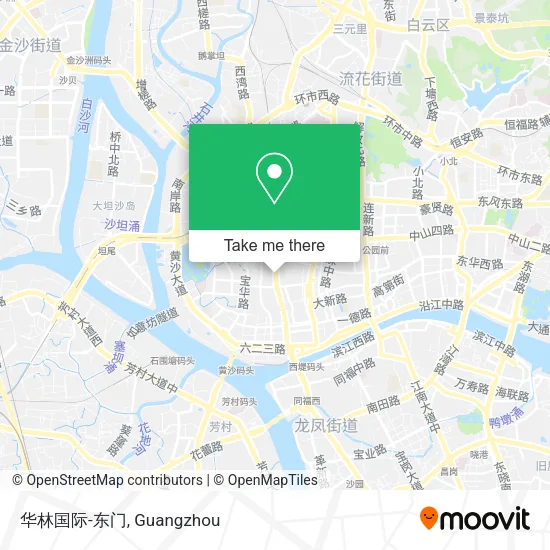 华林国际-东门 map