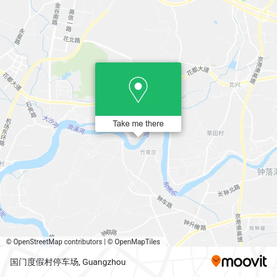 国门度假村停车场 map