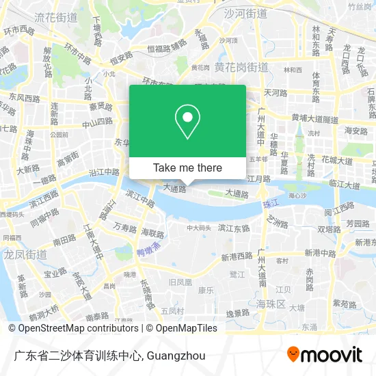 广东省二沙体育训练中心 map