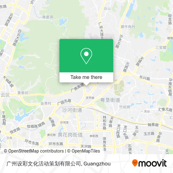 广州设彩文化活动策划有限公司 map