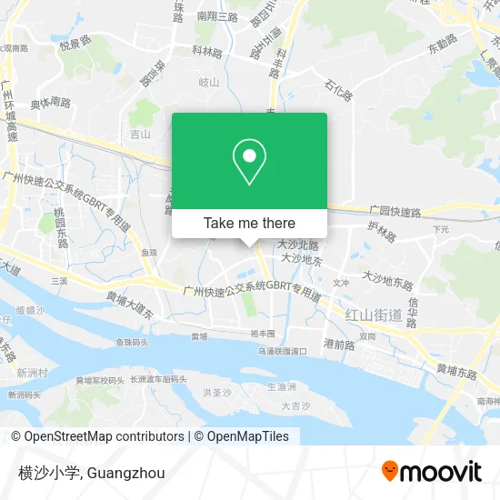 横沙小学 map