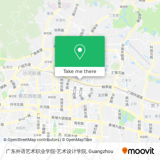 广东外语艺术职业学院-艺术设计学院 map