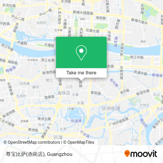 尊宝比萨(赤岗店) map
