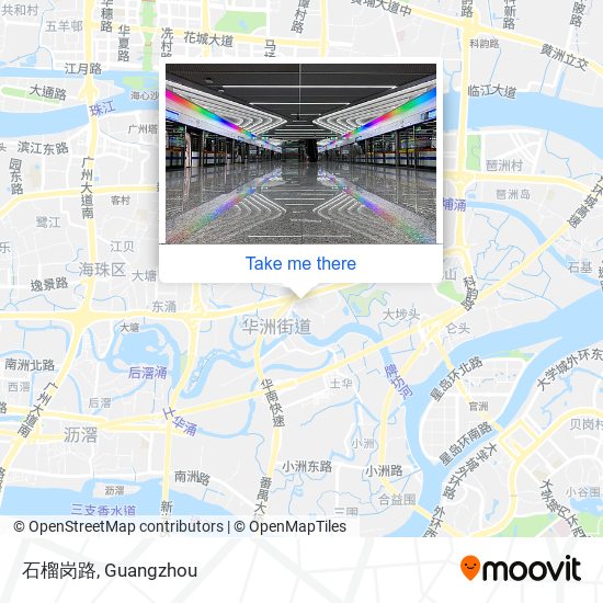 石榴岗路 map