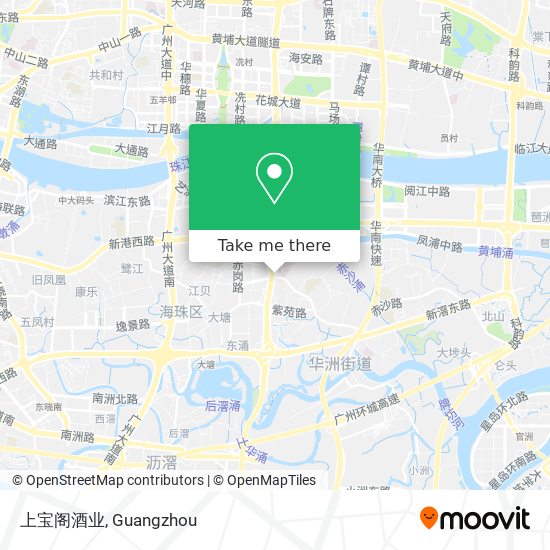 上宝阁酒业 map