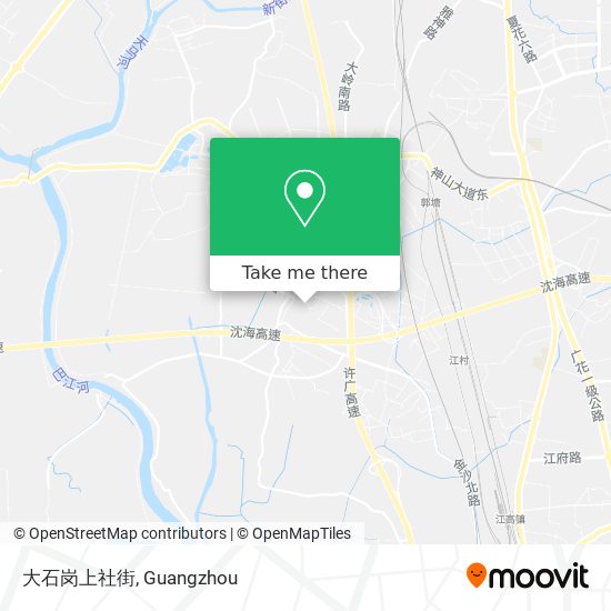 大石岗上社街 map