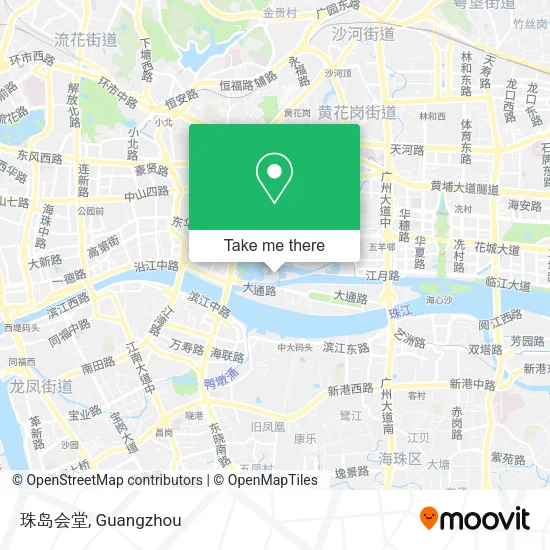 珠岛会堂 map