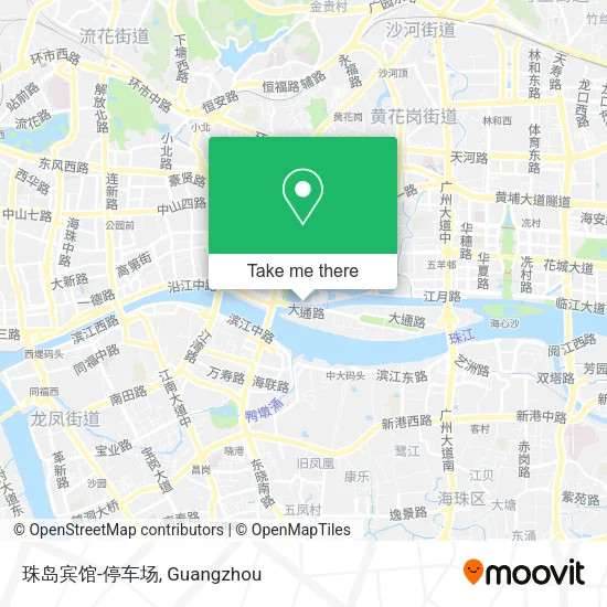 珠岛宾馆-停车场 map