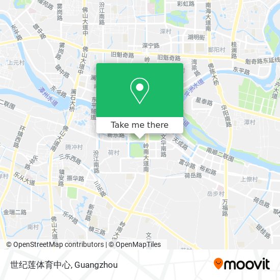 世纪莲体育中心 map