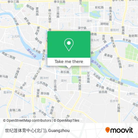 世纪莲体育中心(北门) map