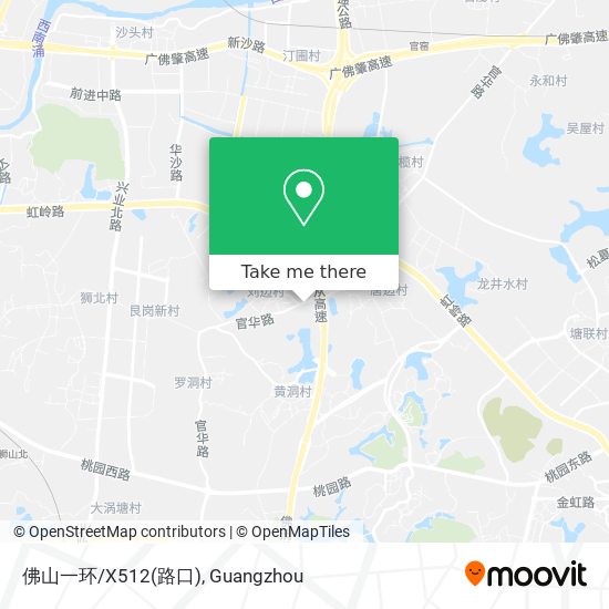 佛山一环/X512(路口) map