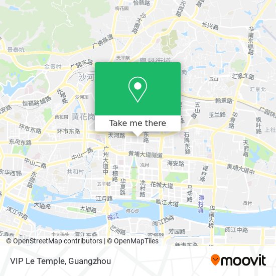 VIP Le Temple map