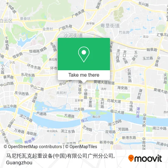 马尼托瓦克起重设备(中国)有限公司广州分公司 map