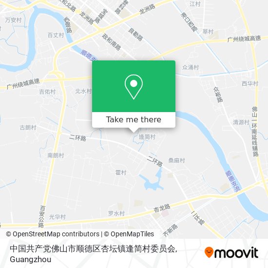 中国共产党佛山市顺德区杏坛镇逢简村委员会 map