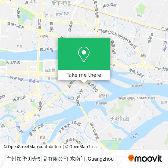 广州加华贝壳制品有限公司-东南门 map