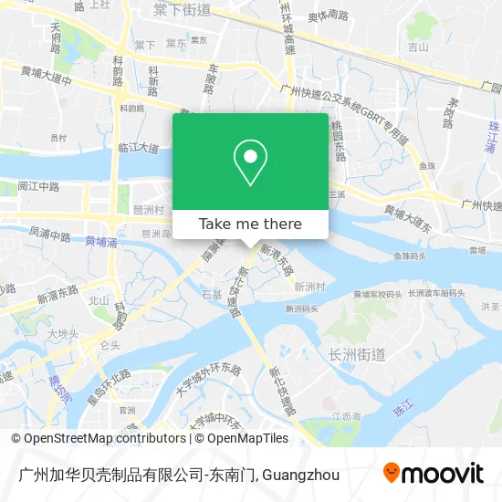 广州加华贝壳制品有限公司-东南门 map