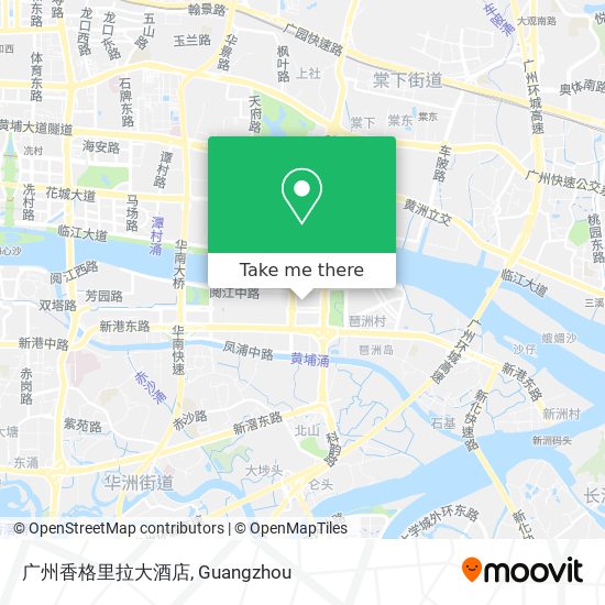 广州香格里拉大酒店 map