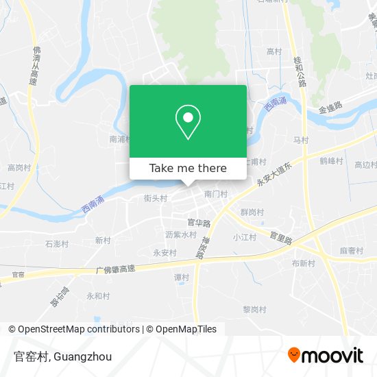 官窑村 map