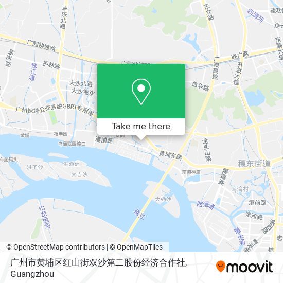 广州市黄埔区红山街双沙第二股份经济合作社 map