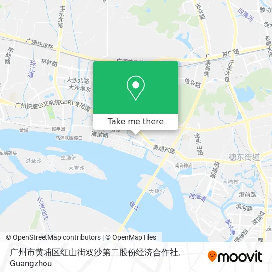 广州市黄埔区红山街双沙第二股份经济合作社 map