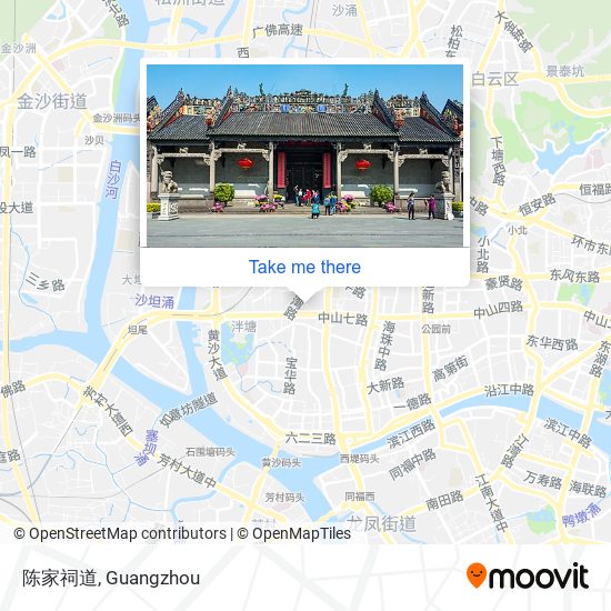 陈家祠道 map